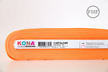 Load image into Gallery viewer, Cantaloupe Kona Cotton Solid Fabric from Robert Kaufman, K001-59
