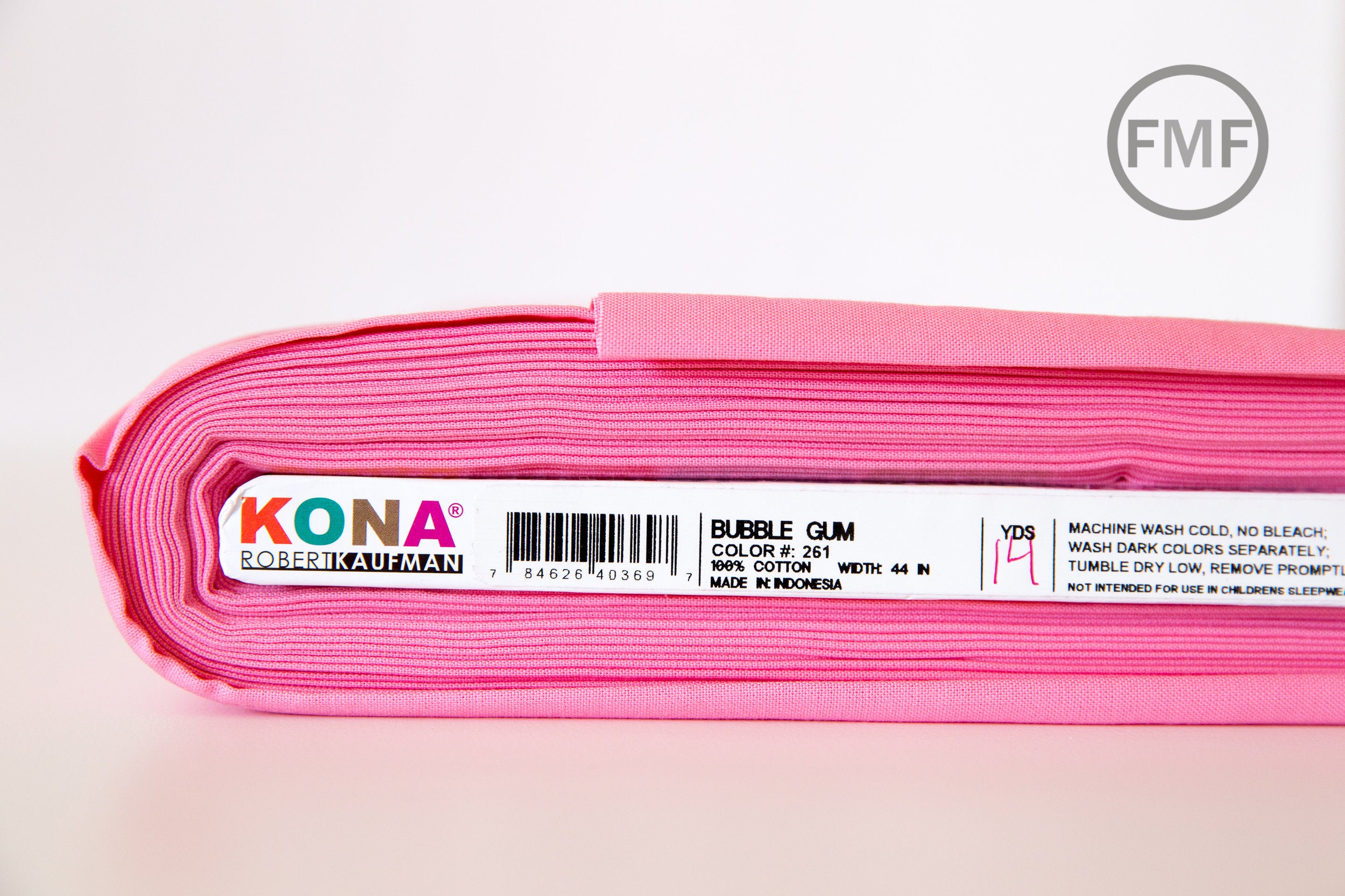 16 Inch End Of Bolt Remnant Bubble Gum Kona Cotton Solid Fabric From R 16-inch-end-of-bolt-remnant-bubble-gum-kona-cotton-solid-fabric-from-r