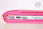 16-Inch End of Bolt Remnant Bubble Gum Kona Cotton Solid Fabric from Robert Kaufman, K001-261