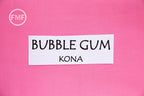 16-Inch End of Bolt Remnant Bubble Gum Kona Cotton Solid Fabric from Robert Kaufman, K001-261