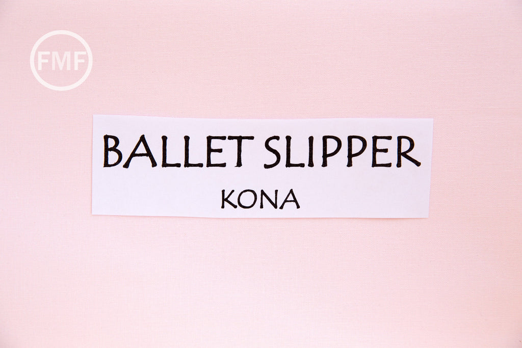 Ballet Slipper Kona Cotton Solid Fabric from Robert Kaufman, K001-861