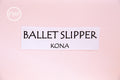 Ballet Slipper Kona Cotton Solid Fabric from Robert Kaufman, K001-861