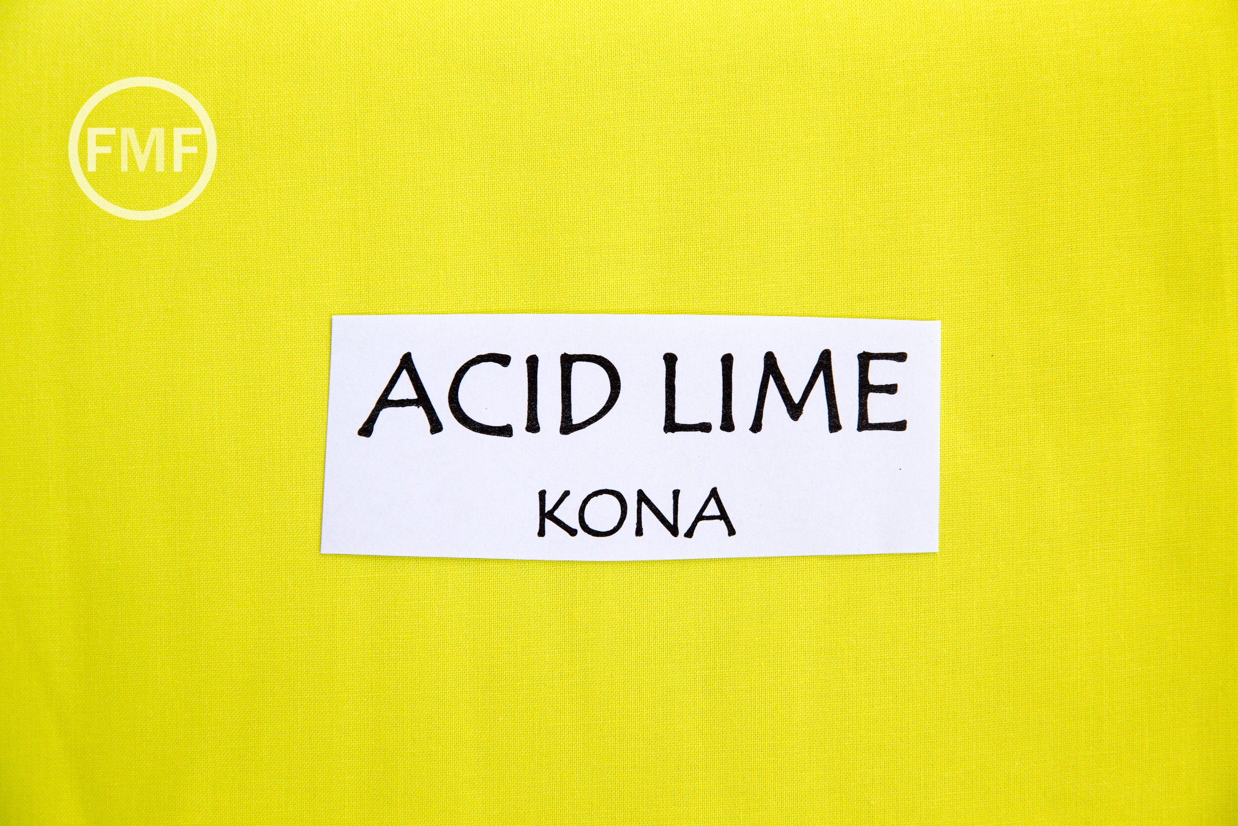 Acid Lime Kona Cotton Solid Fabric from Robert Kaufman, K001-860