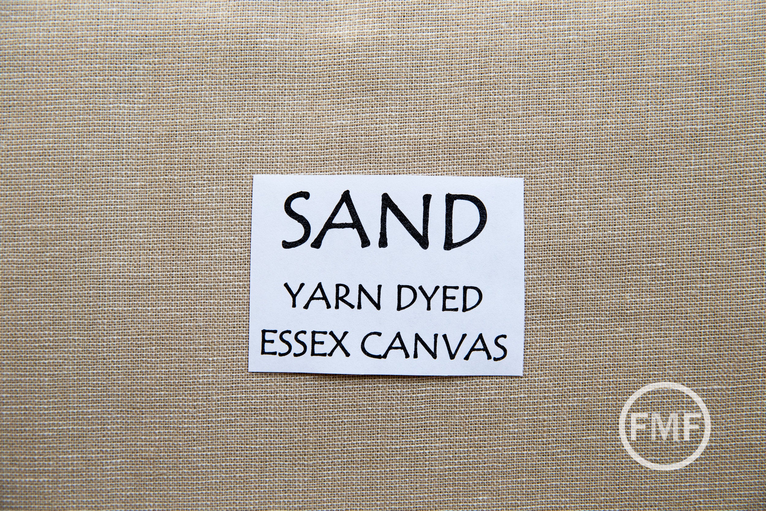 Sand Yarn Dyed Essex Canvas, Linen and Cotton Blend Fabric from Robert Kaufman, E120-1323 SAND