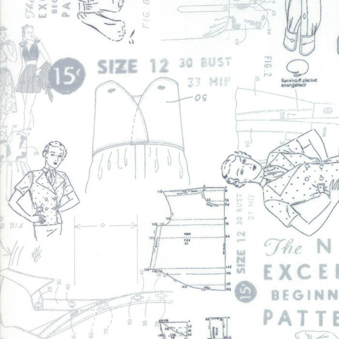Modern Backgrounds More Paper Candy Pack, Mini Charm Pack, Brigitte Heitland, Zen Chic, Moda Fabrics, 1670MC