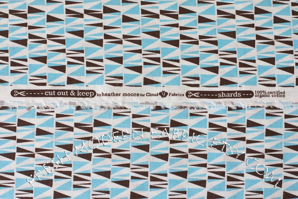 Cut Out & Keep Shards, Heather Moore, Skinny LaMinx, Cloud9 Fabrics, 100% Organic Cotton