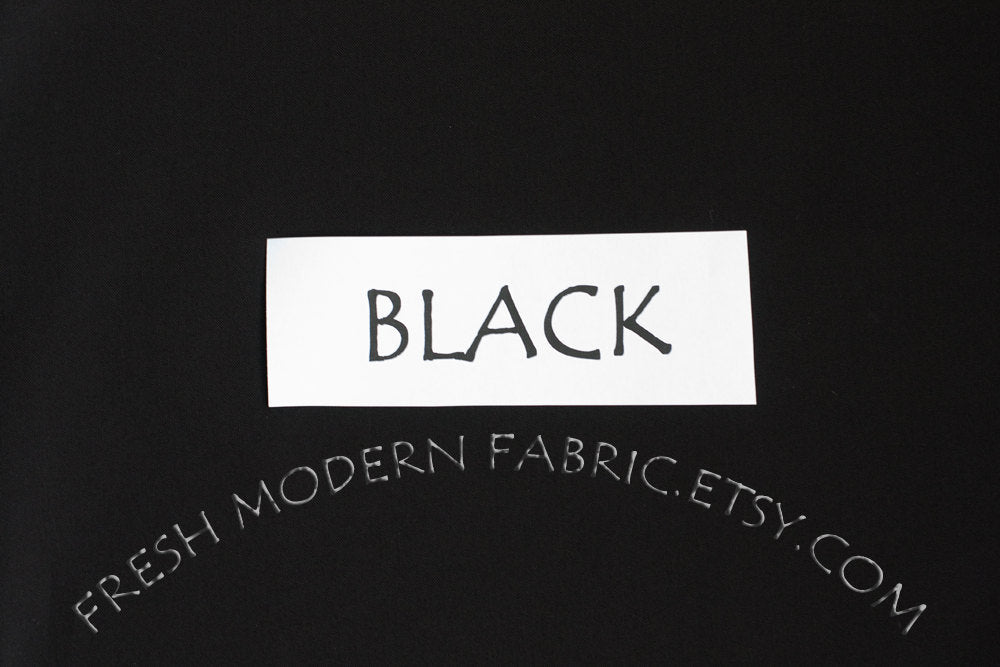 Black Kona Cotton Solid Fabric from Robert Kaufman, K001-1019