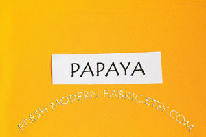 Papaya Kona Cotton Solid Fabric from Robert Kaufman, K001-149