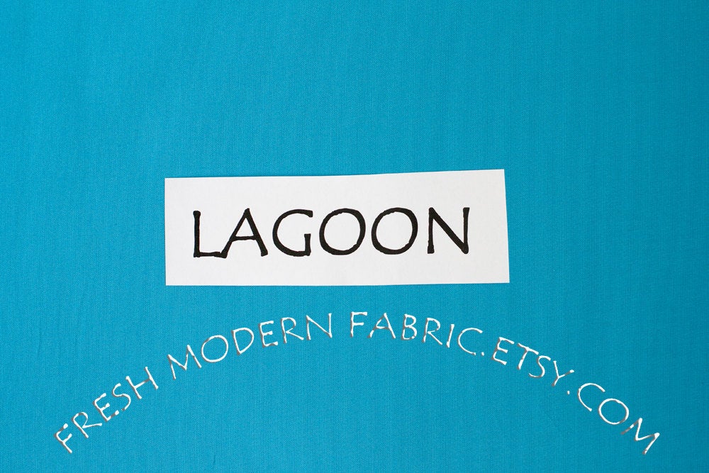 Lagoon Kona Cotton Solid Fabric from Robert Kaufman, K001-139