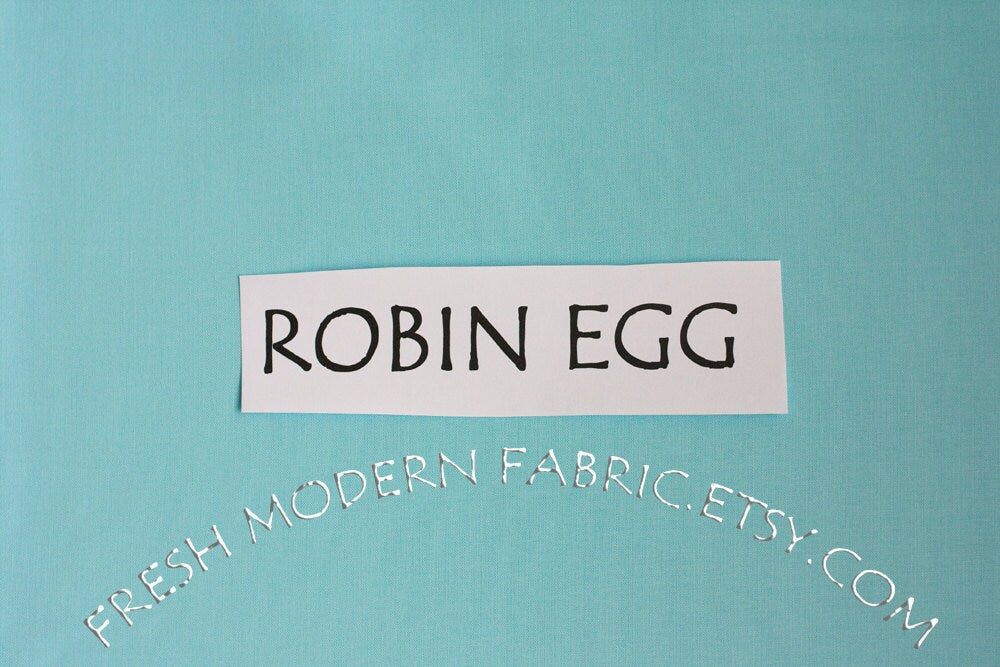 Kona Cotton Fabric by the Yard 1514 Robin's Egg Blue 