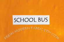 Load image into Gallery viewer, School Bus Kona Cotton Solid Fabric from Robert Kaufman, K001-1482
