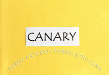 Load image into Gallery viewer, Canary Kona Cotton Solid Fabric from Robert Kaufman, K001-26
