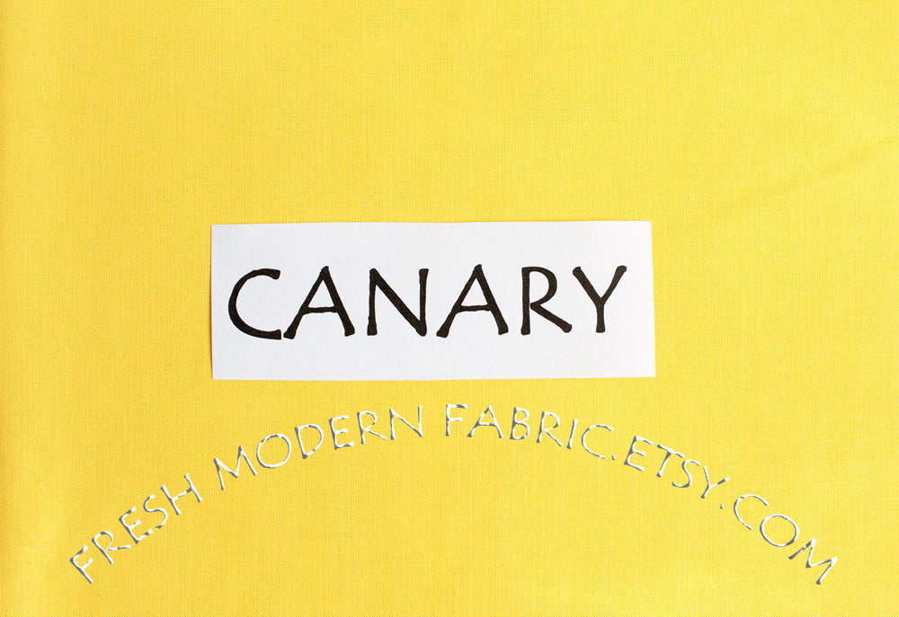 Canary Kona Cotton Solid Fabric from Robert Kaufman, K001-26