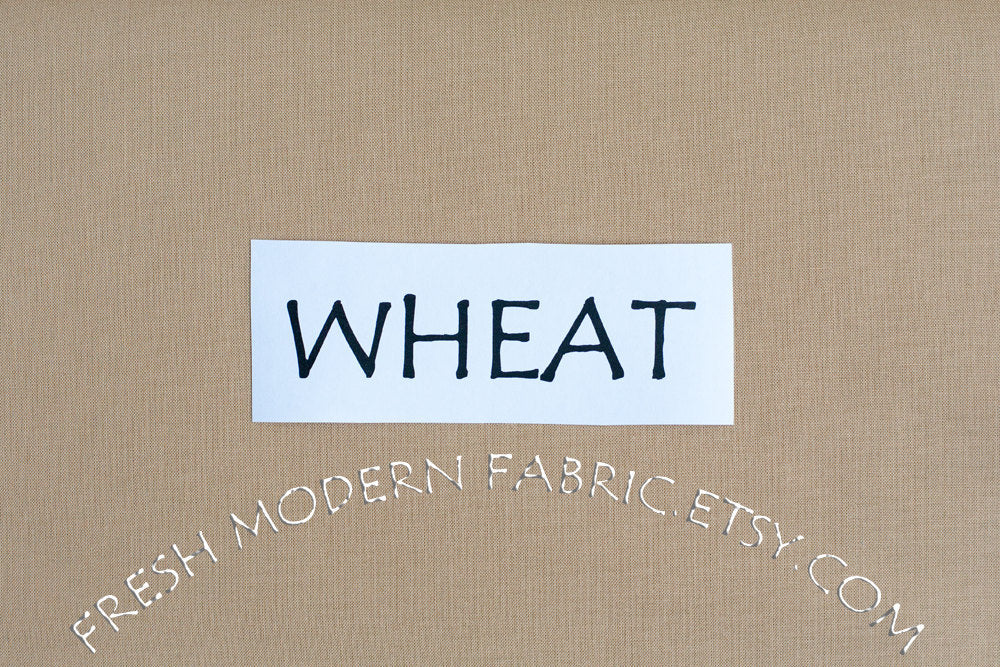 Wheat Kona Cotton Solid Fabric from Robert Kaufman, K001-1386
