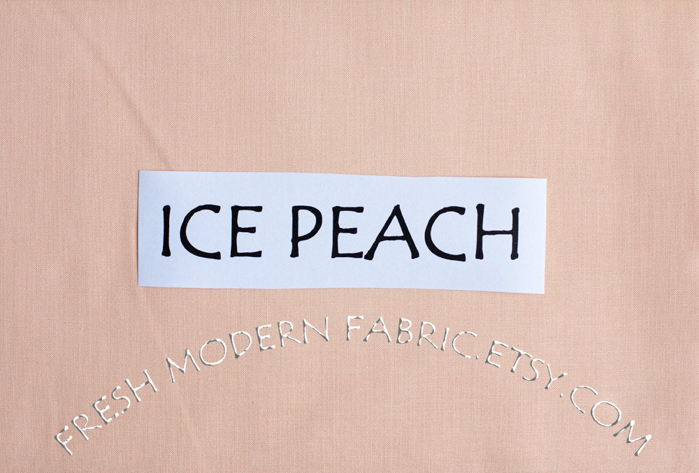 Ice Peach Kona Cotton Solid Fabric from Robert Kaufman, K001-1176