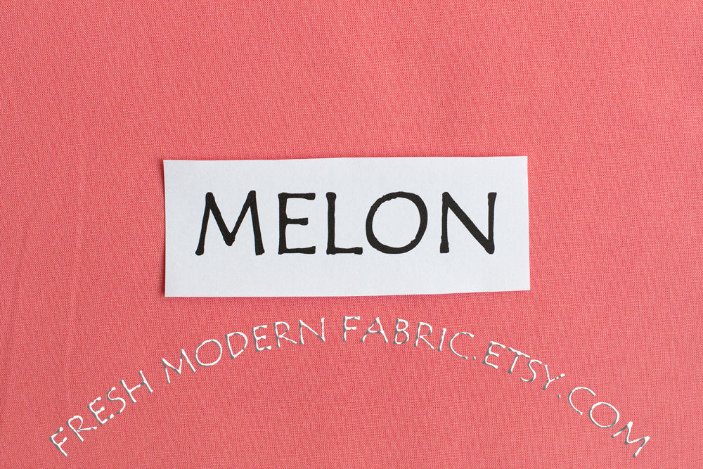 Melon Kona Cotton Solid Fabric from Robert Kaufman, K001-1228