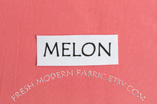 Load image into Gallery viewer, Melon Kona Cotton Solid Fabric from Robert Kaufman, K001-1228
