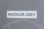 Medium Grey Kona Cotton Solid Fabric from Robert Kaufman, K001-1223