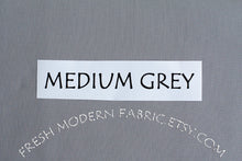 Load image into Gallery viewer, Medium Grey Kona Cotton Solid Fabric from Robert Kaufman, K001-1223
