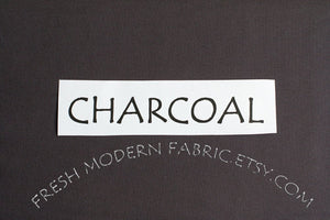 Charcoal Kona Cotton Solid Fabric from Robert Kaufman, K001-1071