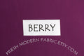 Berry Kona Cotton Solid Fabric from Robert Kaufman, K001-1016