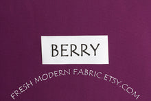 Load image into Gallery viewer, Berry Kona Cotton Solid Fabric from Robert Kaufman, K001-1016
