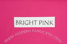 Load image into Gallery viewer, Bright Pink Kona Cotton Solid Fabric from Robert Kaufman, K001-1049
