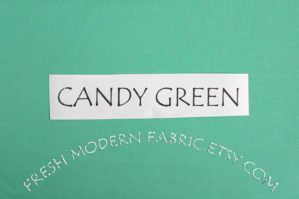 Candy Green Kona Cotton Solid Fabric from Robert Kaufman, K001-1061