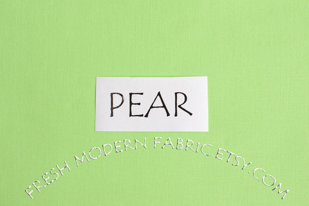 Pear Kona Cotton Solid Fabric from Robert Kaufman, K001-145