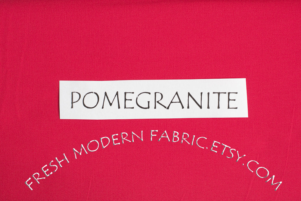 Pomegranate Kona Cotton Solid Fabric from Robert Kaufman, K001-1295