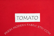 Load image into Gallery viewer, Tomato Kona Cotton Solid Fabric from Robert Kaufman, K001-7

