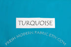 Turquoise Kona Cotton Solid Fabric from Robert Kaufman, K001-1376