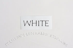 White Kona Cotton Solid Fabric from Robert Kaufman, K001-1387