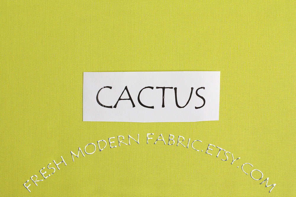 Cactus Kona Cotton Solid Fabric from Robert Kaufman, K001-199