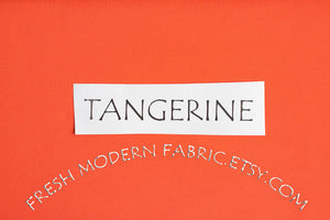 Tangerine Kona Cotton Solid Fabric from Robert Kaufman, K001-1370