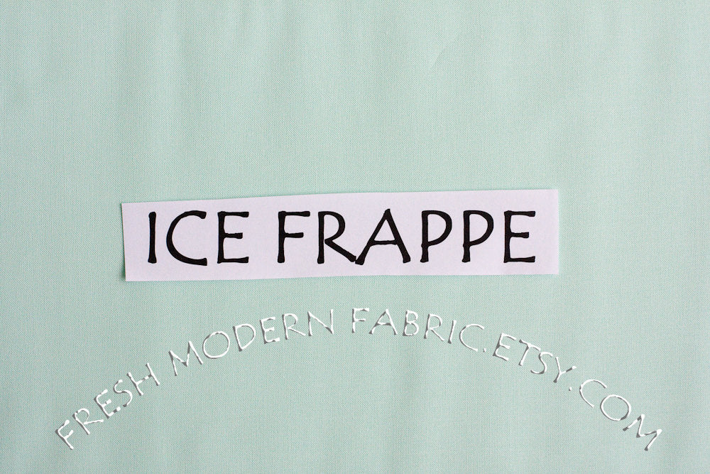 15-Inch End of Bolt Remnant Ice Frappe Kona Cotton Solid Fabric from Robert Kaufman, K001-1173