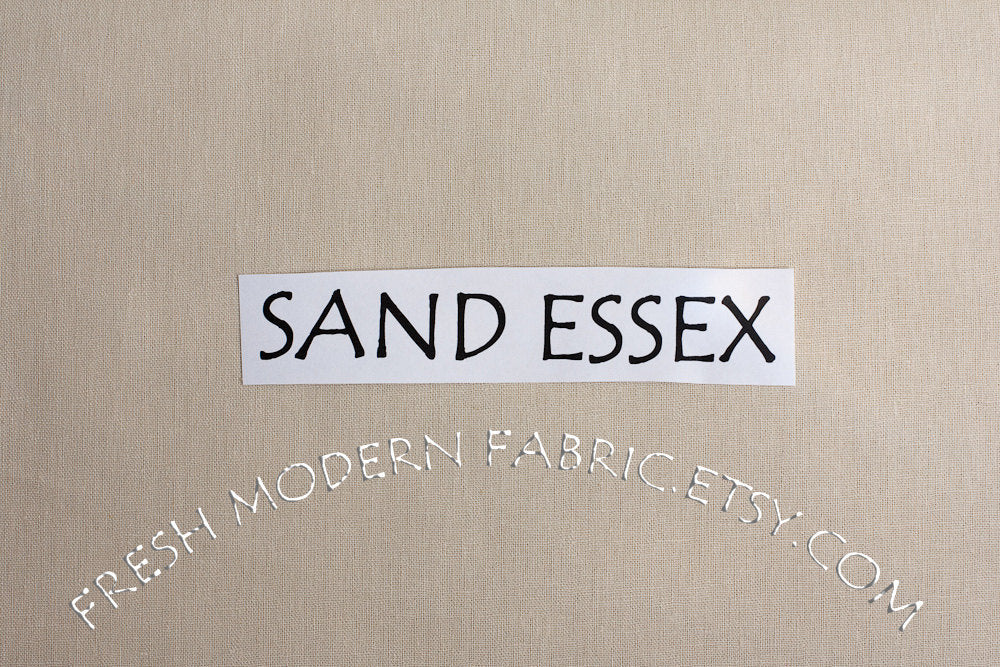 Sand Essex, Linen and Cotton Blend Fabric from Robert Kaufman, E014-1323
