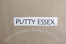 Load image into Gallery viewer, Putty Essex, Linen and Cotton Blend Fabric from Robert Kaufman, E014-1303
