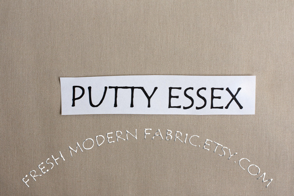 Putty Essex, Linen and Cotton Blend Fabric from Robert Kaufman, E014-1303