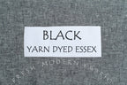 BLACK Yarn Dyed Essex, Linen and Cotton Blend Fabric from Robert Kaufman, E064-1019