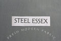 17-Inch End of Bolt Remnant Steel Essex, Linen and Cotton Blend Fabric from Robert Kaufman, E014-91 STEEL