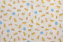 Load image into Gallery viewer, Happy Go Lucky Cars by Puti de Pome for Kiyohara Fabrics
