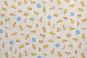 Happy Go Lucky Cars by Puti de Pome for Kiyohara Fabrics