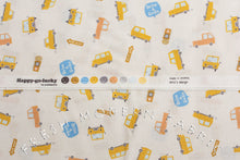 Load image into Gallery viewer, Happy Go Lucky Cars by Puti de Pome for Kiyohara Fabrics
