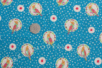 Cockatiel in Blue, Echino Fall 2011 Collection, Etsuko Furuya for Kokka Fabrics