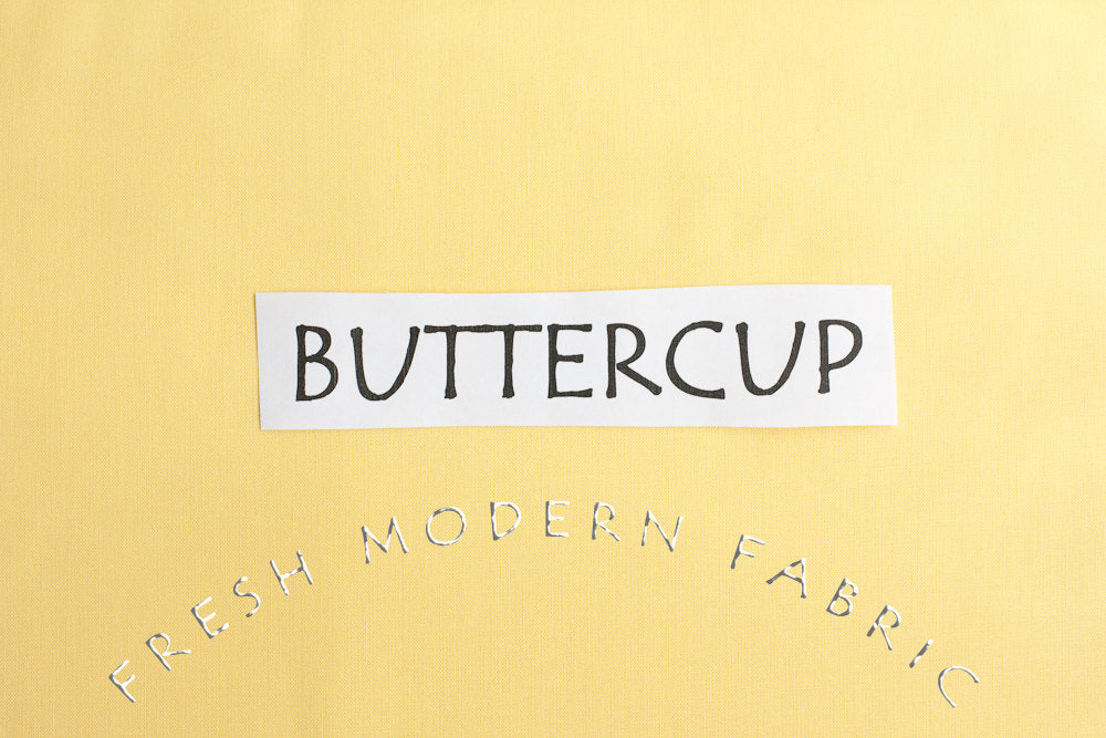 Buttercup Kona Cotton Solid Fabric from Robert Kaufman, K001 1056