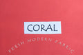 Coral Kona Cotton Solid Fabric from Robert Kaufman, K001-1087
