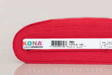 Load image into Gallery viewer, Red Kona Cotton Solid Fabric from Robert Kaufman, K001-1308
