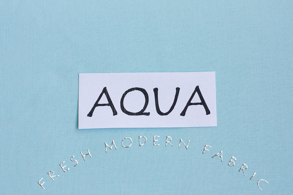 Aqua Kona Cotton Solid Fabric from Robert Kaufman, K001-1005