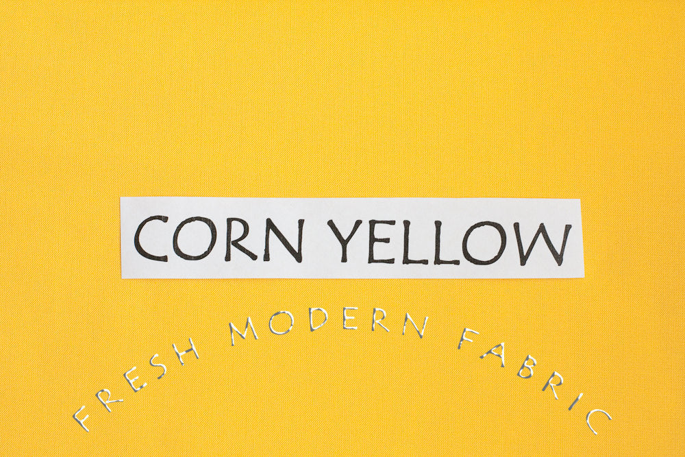 Corn Yellow Kona Cotton Solid Fabric from Robert Kaufman, K001-1089